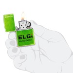 Zippo® Windproof Lighter Lurid (Green) - In Hand 2 Zippo® Windproof Lighter Lurid (Green) - In Hand 2