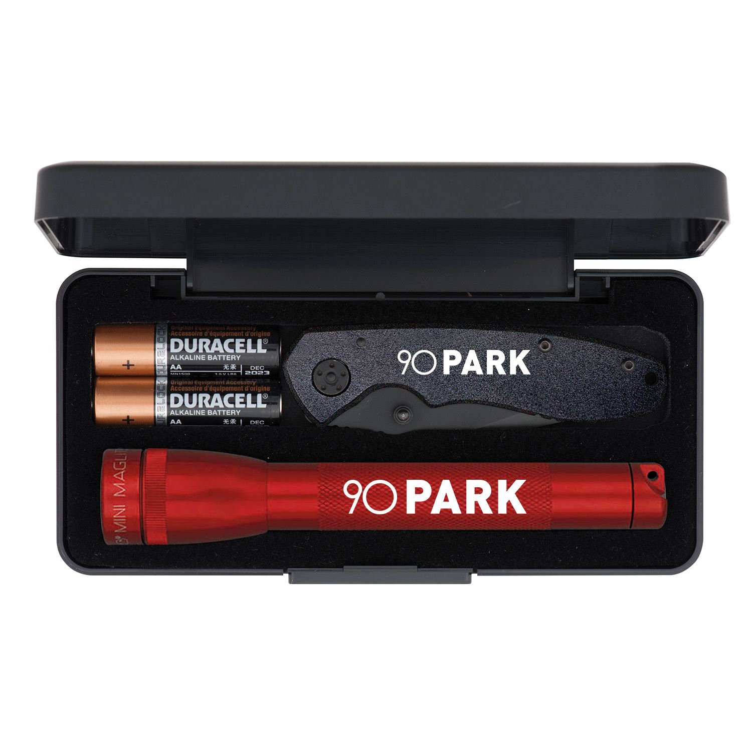 "AA" Mini Maglite® With Warhawk Pocket Knife 1
