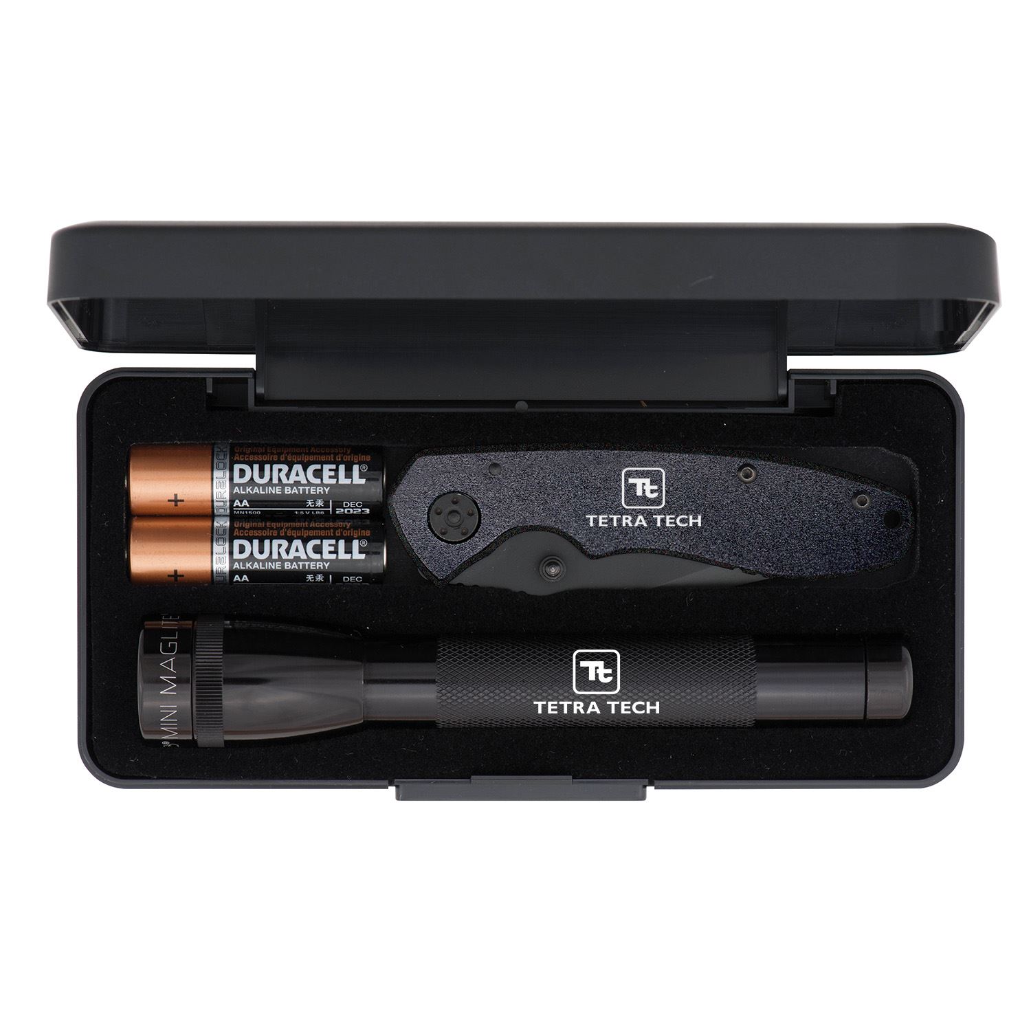 "AA" Mini Maglite® With Warhawk Pocket Knife 1