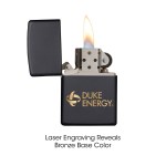 Black Matte Windproof Zippo® Lighter (Laser Engraved Only Version) - Laser Engrave Black Matte Windproof Zippo® Lighter (Laser Engraved Only Version) - Laser Engrave