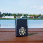 Black Matte Windproof Zippo® Lighter (Laser Engraved Only Version) - Lifestyle 2 Black Matte Windproof Zippo® Lighter (Laser Engraved Only Version) - Lifestyle 2