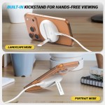 Scosche® MagicMount? Chargepad Kick Wireless Charger - Kickstand Scosche® MagicMount? Chargepad Kick Wireless Charger - Kickstand