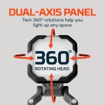 NEBO® Omni Axis 2K Work Light & Power Bank - NEB-WLT-0038 - Infographic 3 NEBO® Omni Axis 2K Work Light & Power Bank - NEB-WLT-0038 - Infographic 3