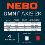 NEBO® Omni Axis 2K Work Light & Power Bank - NEB-WLT-0038 - Infographic 10 NEBO® Omni Axis 2K Work Light & Power Bank - NEB-WLT-0038 - Infographic 10