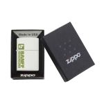 White Matte Windproof Zippo® Lighter - 214 - Packaging White Matte Windproof Zippo® Lighter - 214 - Packaging