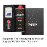 White Matte Windproof Zippo® Lighter - 214 - Packaging With Fluid White Matte Windproof Zippo® Lighter - 214 - Packaging With Fluid