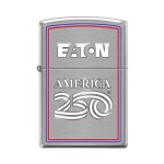 America250 Brushed Chrome™ Zippo® Windproof Lighter 1 America250 Brushed Chrome™ Zippo® Windproof Lighter 1