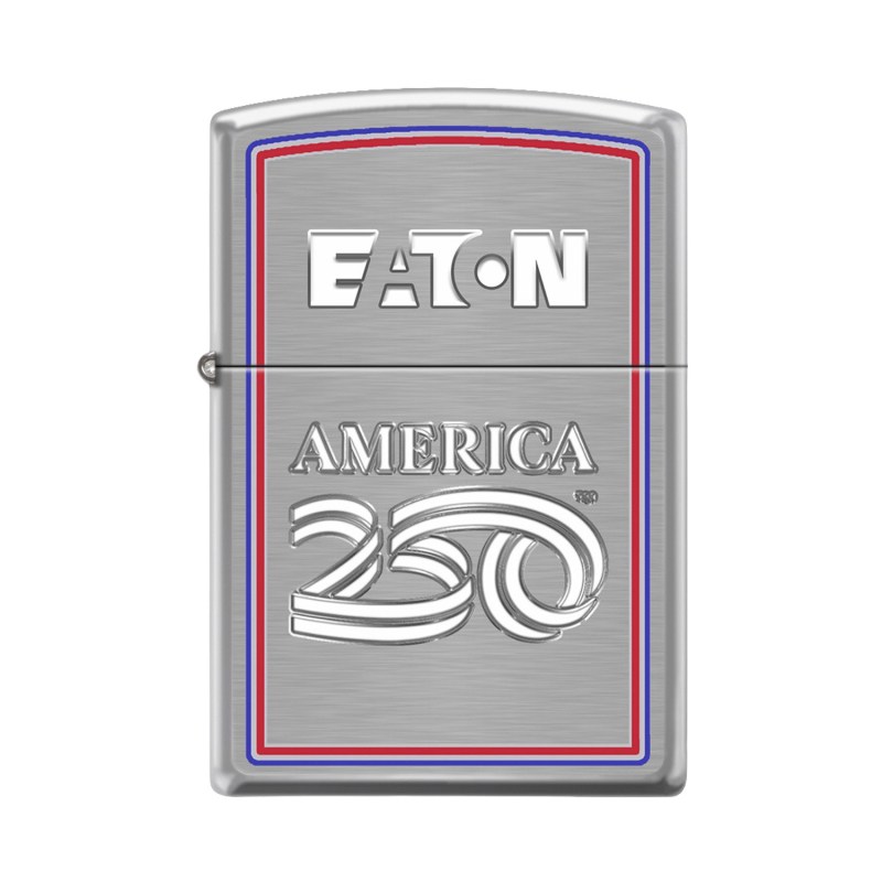 America250 Brushed Chrome™ Zippo® Windproof Lighter 1 America250 Brushed Chrome™ Zippo® Windproof Lighter 1