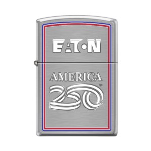 America250 Brushed Chrome™ Zippo® Windproof Lighter 1 America250 Brushed Chrome™ Zippo® Windproof Lighter 1