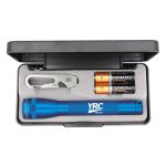 "AA" Mini Maglite® With Doohickey - Royal Blue/Silver "AA" Mini Maglite® With Doohickey - Royal Blue/Silver