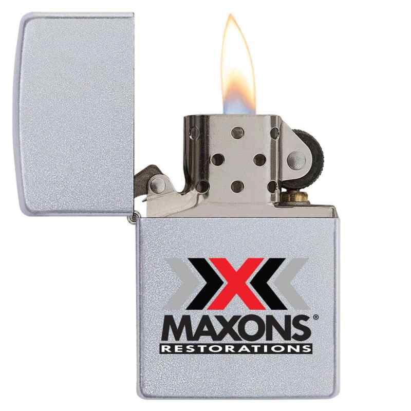Satin Chrome Zippo® Windproof Lighter 1 Satin Chrome Zippo® Windproof Lighter 1