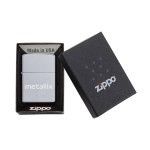 Satin Chrome Zippo® Windproof Lighter (Laser Engraved Only Version) - Group Satin Chrome Zippo® Windproof Lighter (Laser Engraved Only Version) - Group