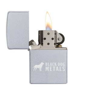 Satin Chrome Zippo® Windproof Lighter (Laser Engraved Only Version) 1 Satin Chrome Zippo® Windproof Lighter (Laser Engraved Only Version) 1
