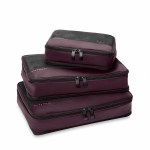 Briggs & Riley® Carry-On Compression Packing Cube Set - 5_X111_Plum_Stacked 2 Briggs & Riley® Carry-On Compression Packing Cube Set - 5_X111_Plum_Stacked 2