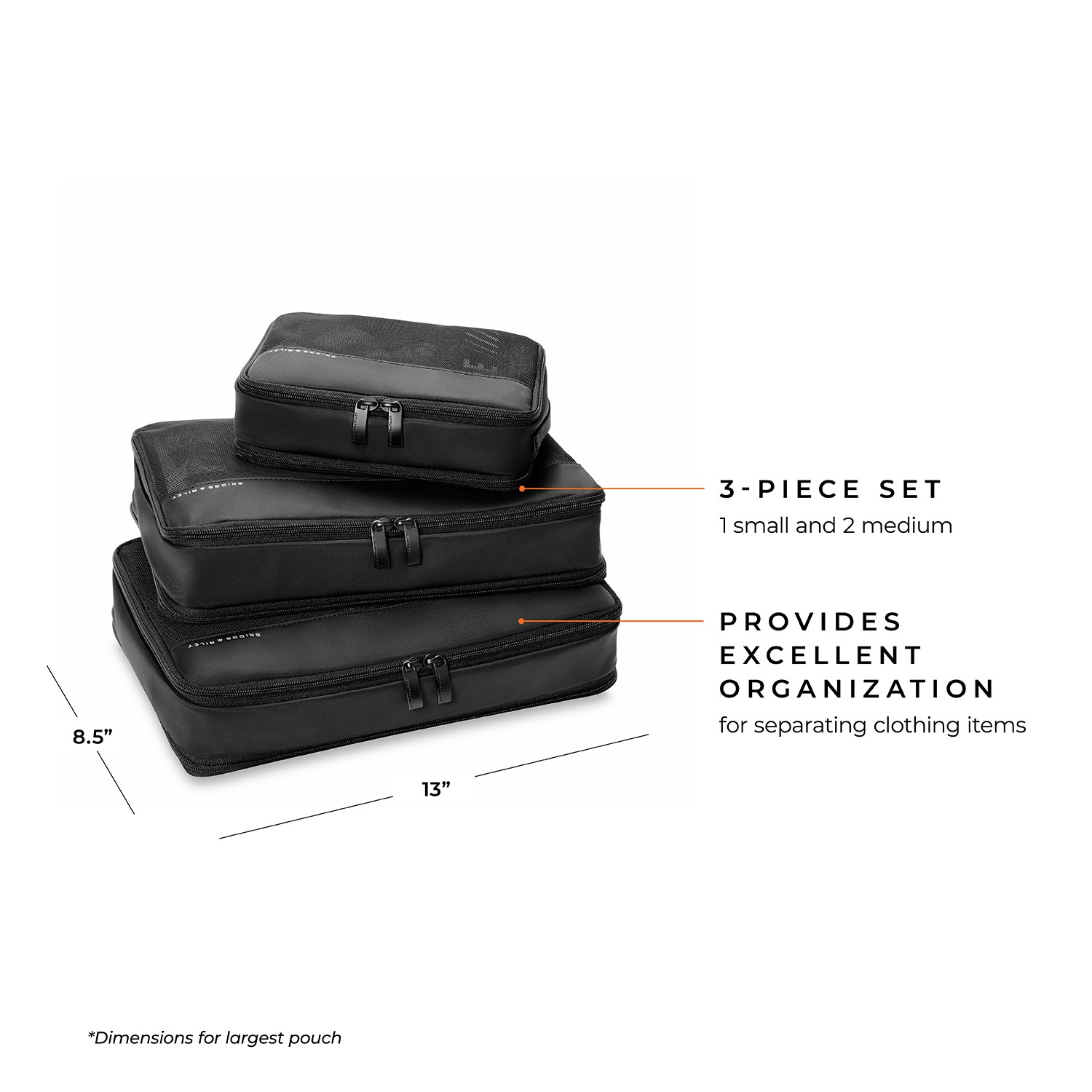 Briggs & Riley® Carry-On Compression Packing Cube Set 1
