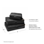 Briggs & Riley® Carry-On Compression Packing Cube Set - 8_X111_Black_2 Briggs & Riley® Carry-On Compression Packing Cube Set - 8_X111_Black_2