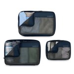Briggs & Riley® Carry-On Compression Packing Cube Set - 3_X111_Navy_All 3 Open Briggs & Riley® Carry-On Compression Packing Cube Set - 3_X111_Navy_All 3 Open