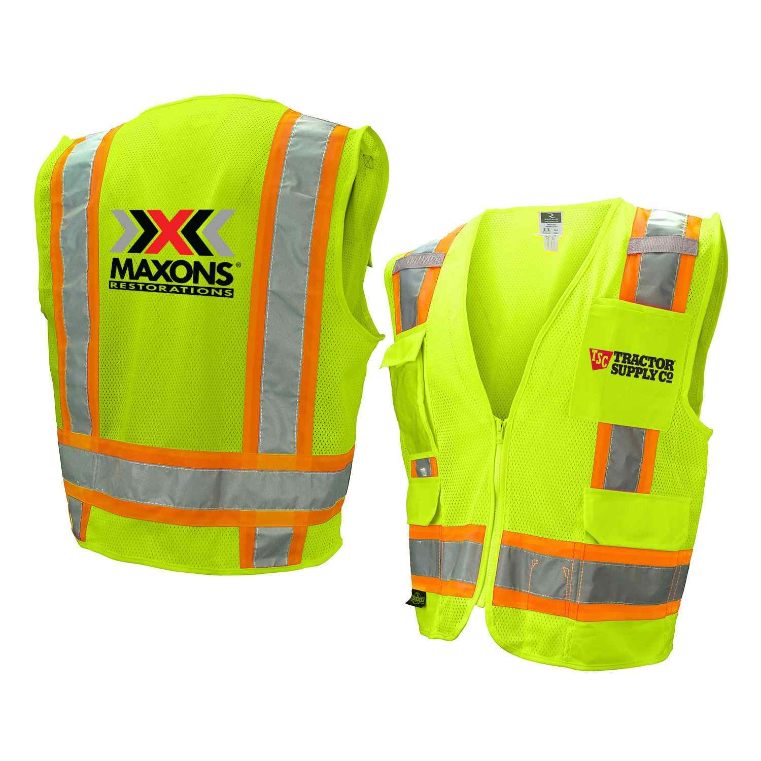 Class 2 Safety Vest With Extra Pockets 1