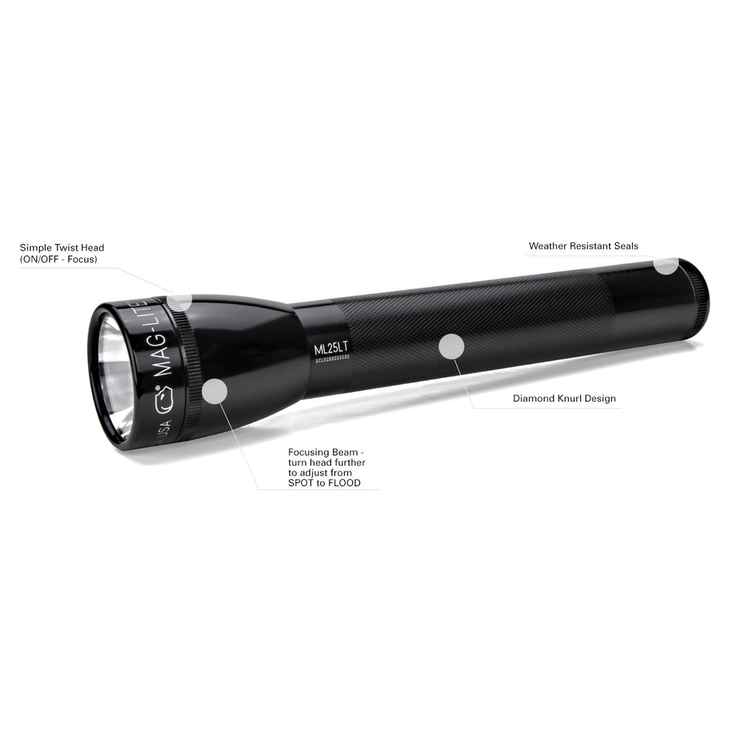 Maglite® LED ML25 3C Cell Flashlight 1