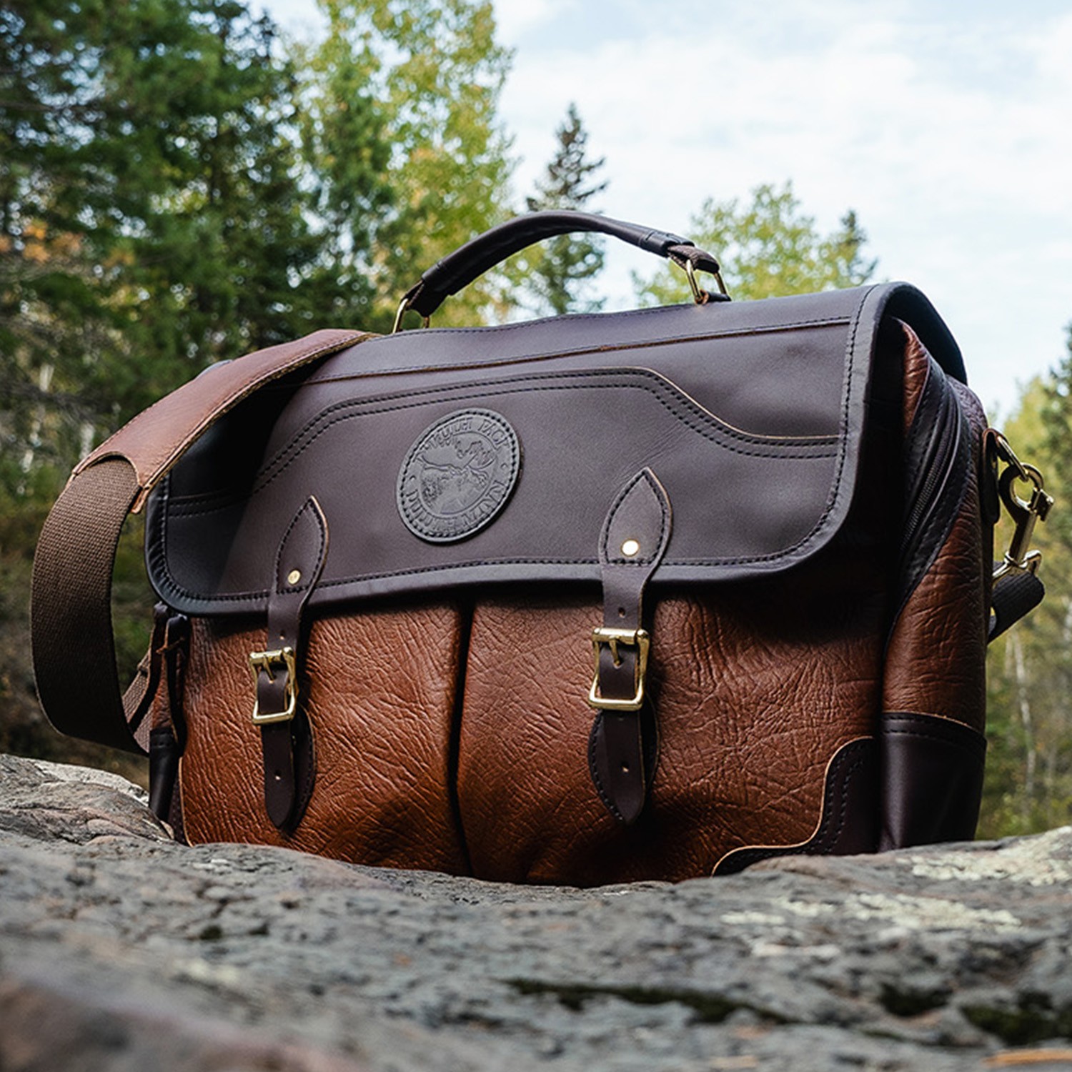 Duluth Pack™ Bison Leather Entrepreneur Briefcase 1
