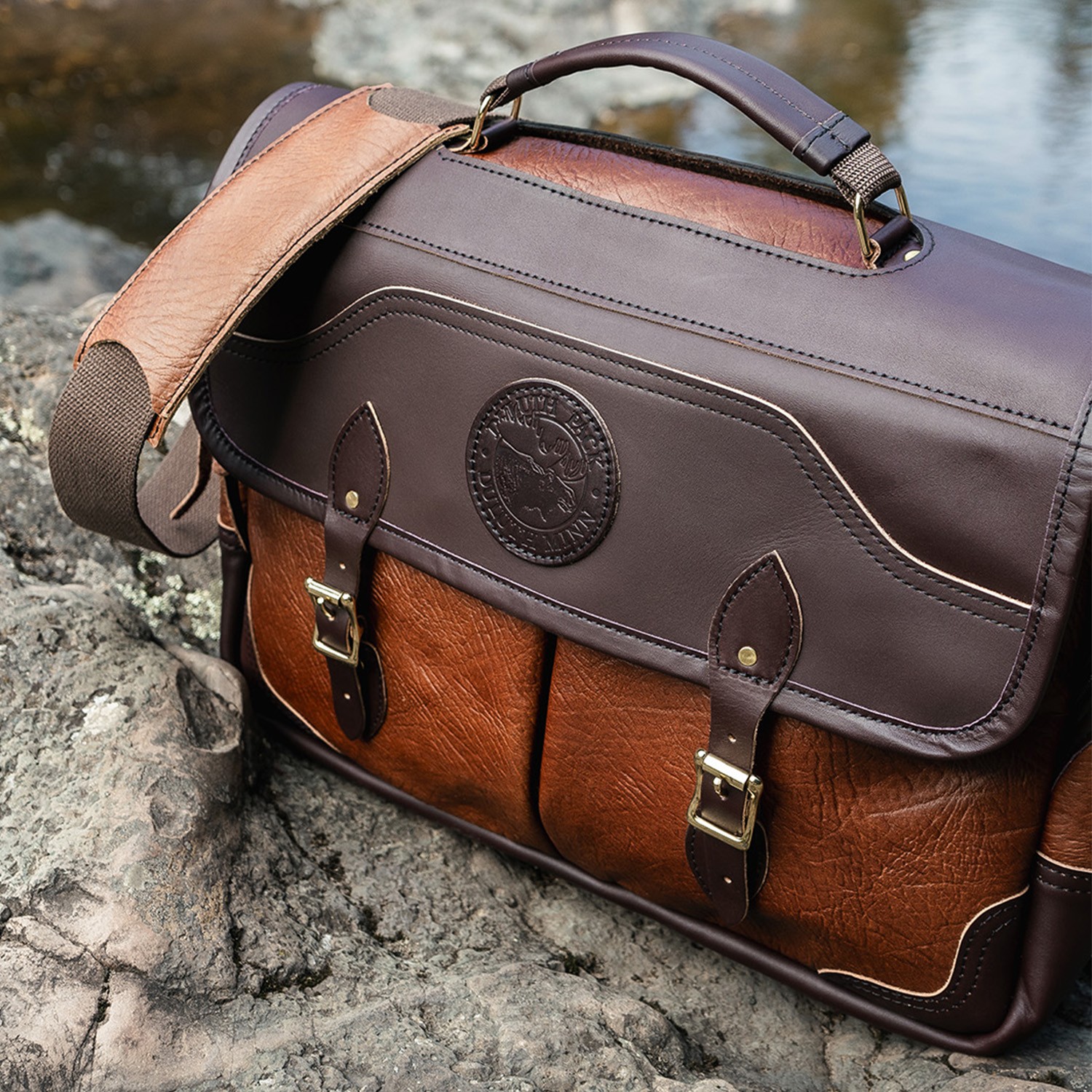 Duluth Pack™ Bison Leather Entrepreneur Briefcase 1