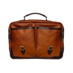 Duluth Pack™ Bison Leather Entrepreneur Briefcase - Front Open Duluth Pack™ Bison Leather Entrepreneur Briefcase - Front Open