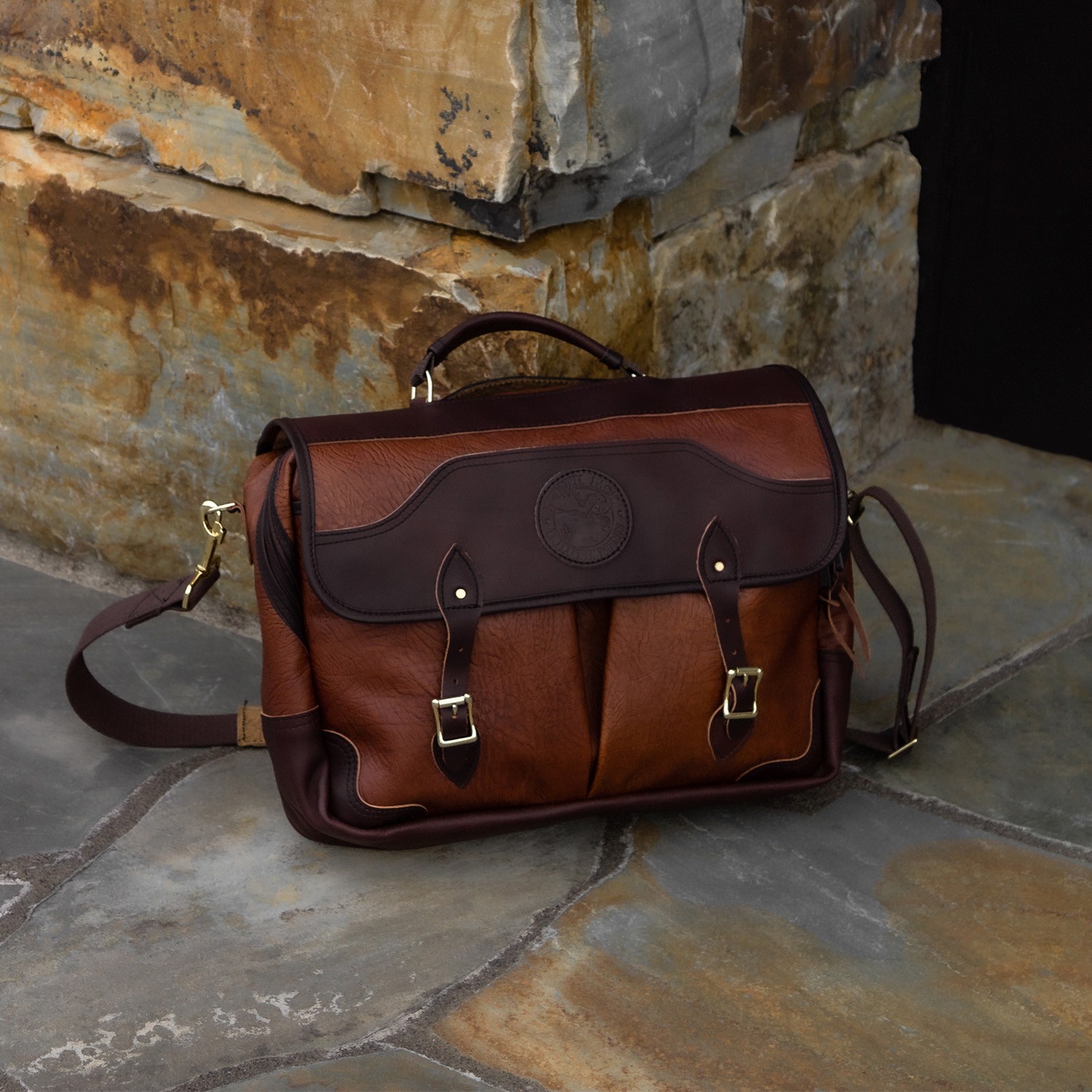 Duluth Pack™ Bison Leather Entrepreneur Briefcase 1