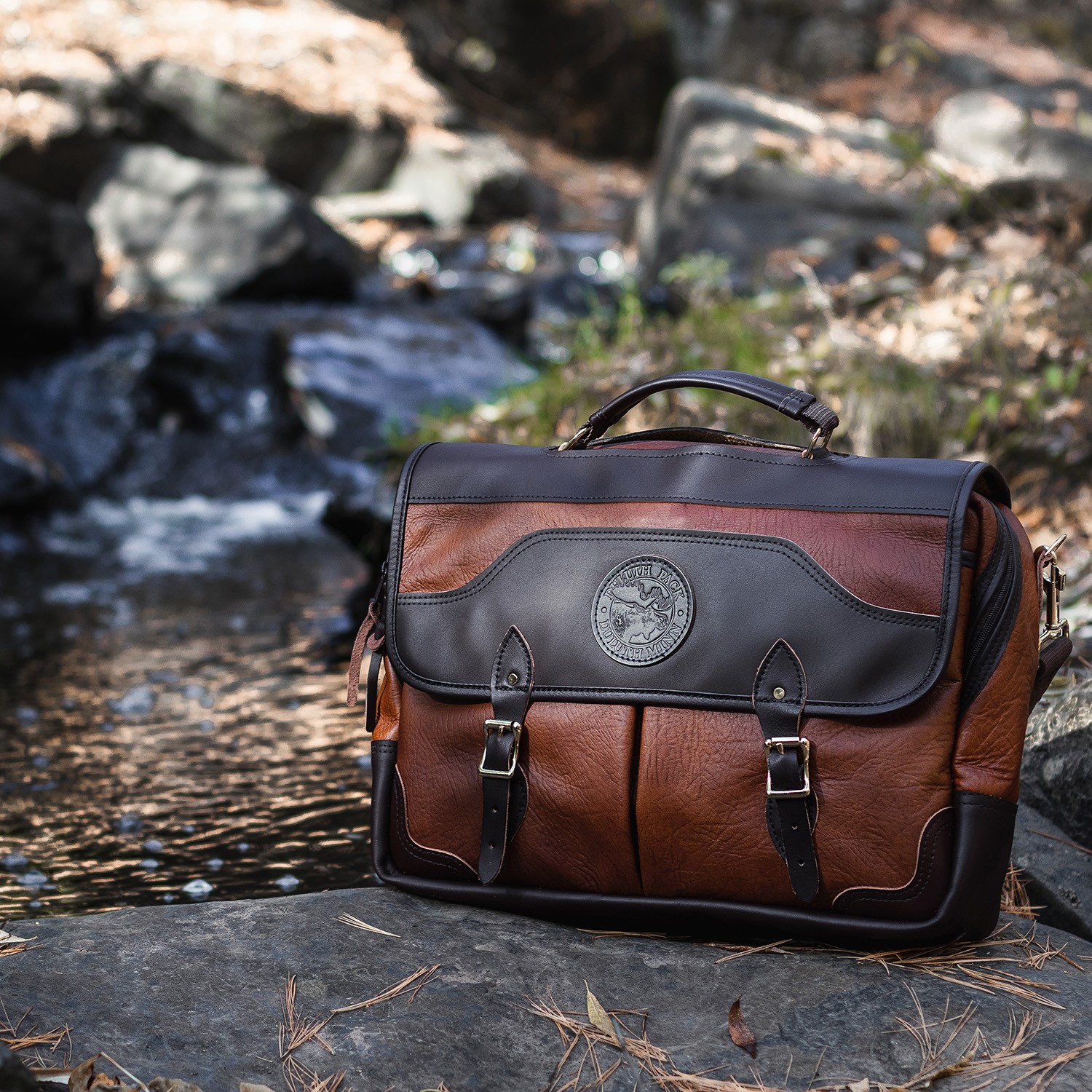 Duluth Pack™ Bison Leather Entrepreneur Briefcase 1