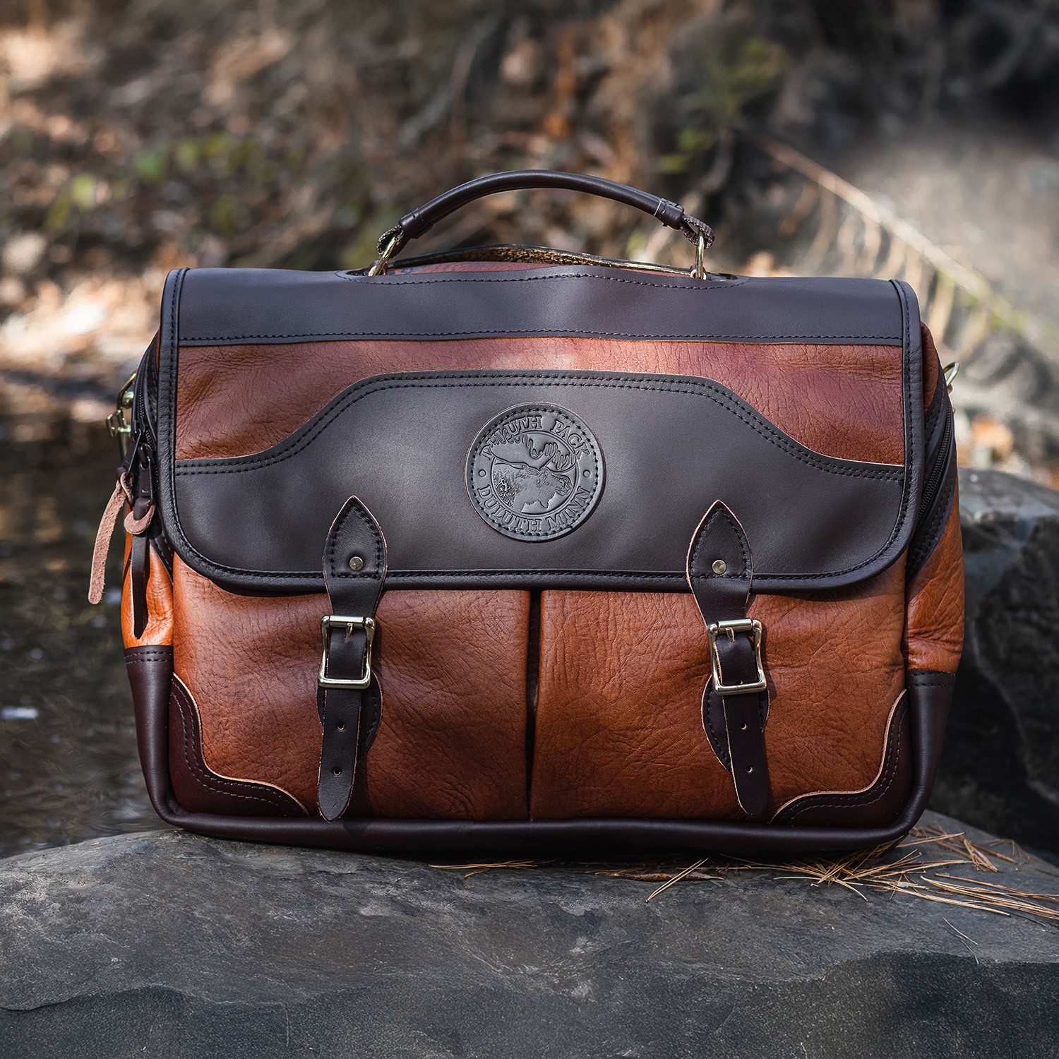 Duluth Pack™ Bison Leather Entrepreneur Briefcase 1