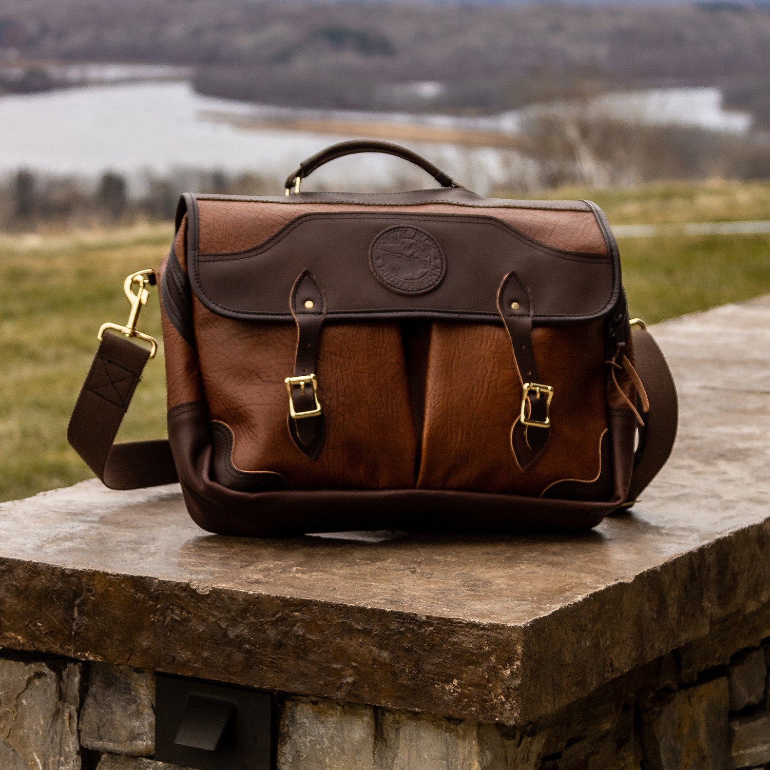 Duluth Pack™ Bison Leather Entrepreneur Briefcase 1