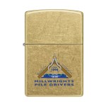 Zippo® Classic Street Brass - Face On Zippo® Classic Street Brass - Face On