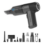 Scosche® ScoVac 4-In-1 High Power Cordless Mini Vacuum and Duster - Logo Scosche® ScoVac 4-In-1 High Power Cordless Mini Vacuum and Duster - Logo