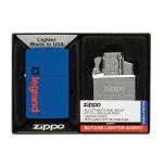 Matte Zippo® Lighter & Double Butane Insert Gift Set - Sky Blue Matte Zippo® Lighter & Double Butane Insert Gift Set - Sky Blue