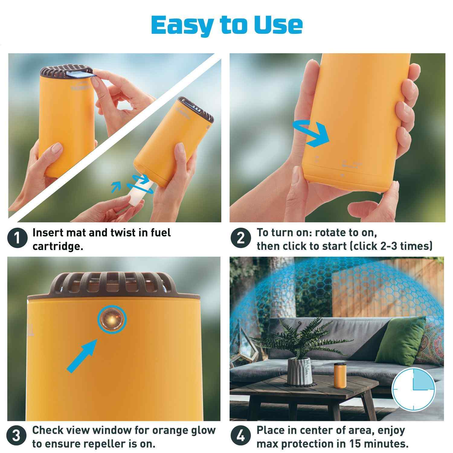 Thermacell® Patio Shield Mosquito Repeller 1