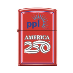 America250 Red Matte Zippo® Windproof Lighter 1 America250 Red Matte Zippo® Windproof Lighter 1