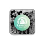 Supply Line® Square Clips & Pins Set Black & White - 067-2322 - Top Supply Line® Square Clips & Pins Set Black & White - 067-2322 - Top