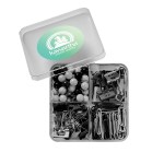 Supply Line® Square Clips & Pins Set Black & White - 067-2322 - Open Supply Line® Square Clips & Pins Set Black & White - 067-2322 - Open