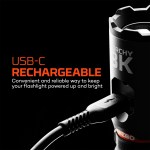 NEBO® TORCHY 3K Rechargeable Pocket Flashlight - NEB-FLT-0059 - Infographic 4 NEBO® TORCHY 3K Rechargeable Pocket Flashlight - NEB-FLT-0059 - Infographic 4