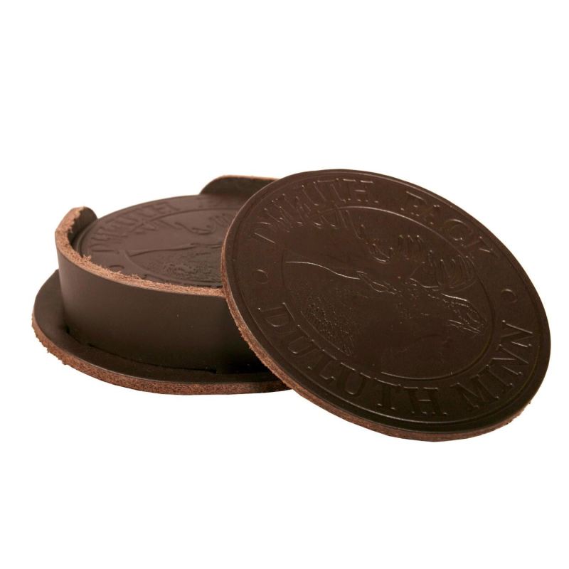 Duluth Pack™ Leather Coasters 1 Duluth Pack™ Leather Coasters 1