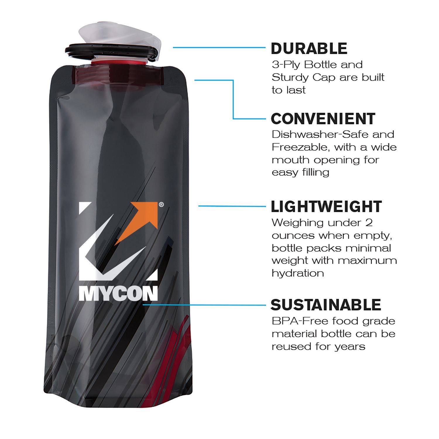 Vapur® Element Folding Anti-Bottle .7L 1