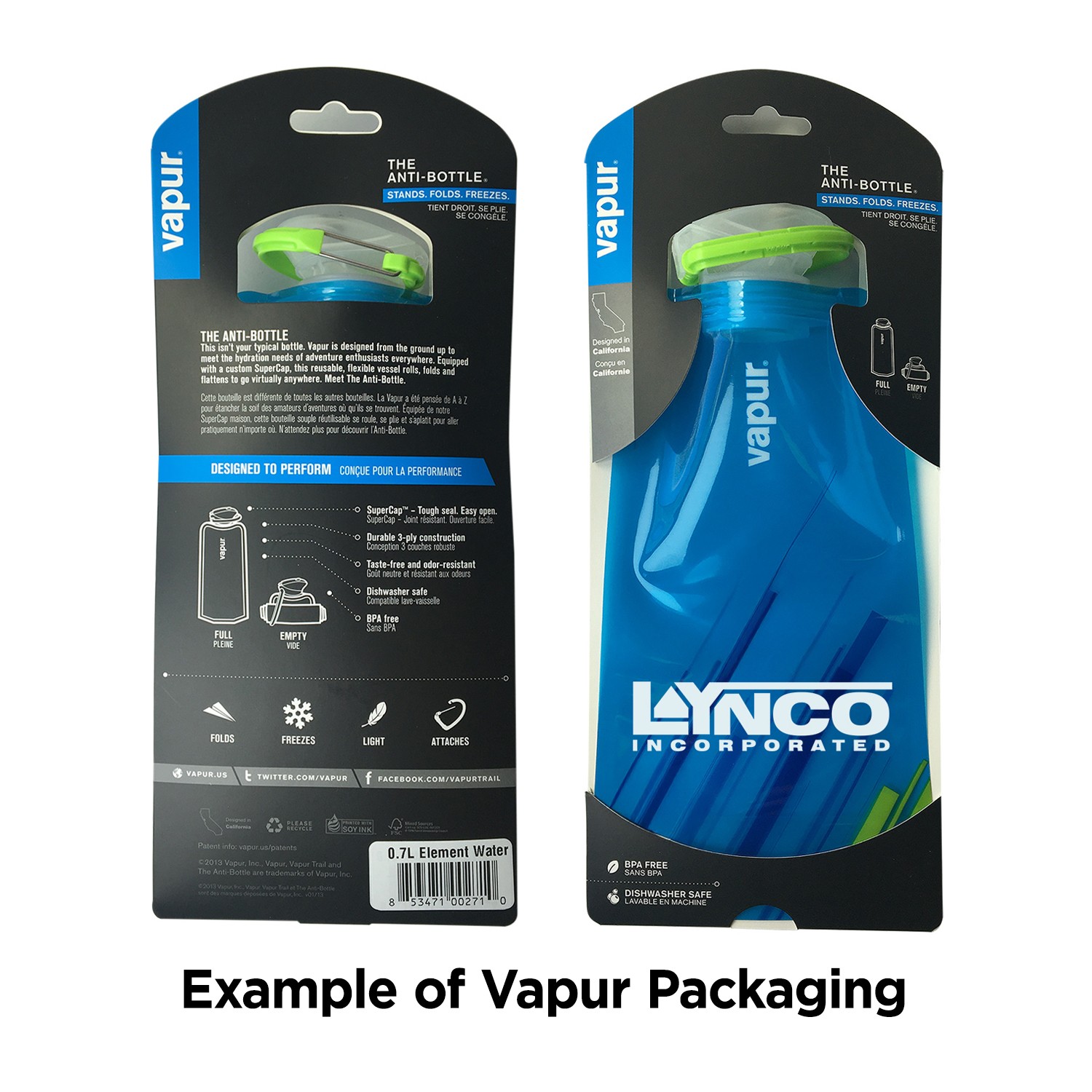 Vapur® Element Folding Anti-Bottle .7L 1