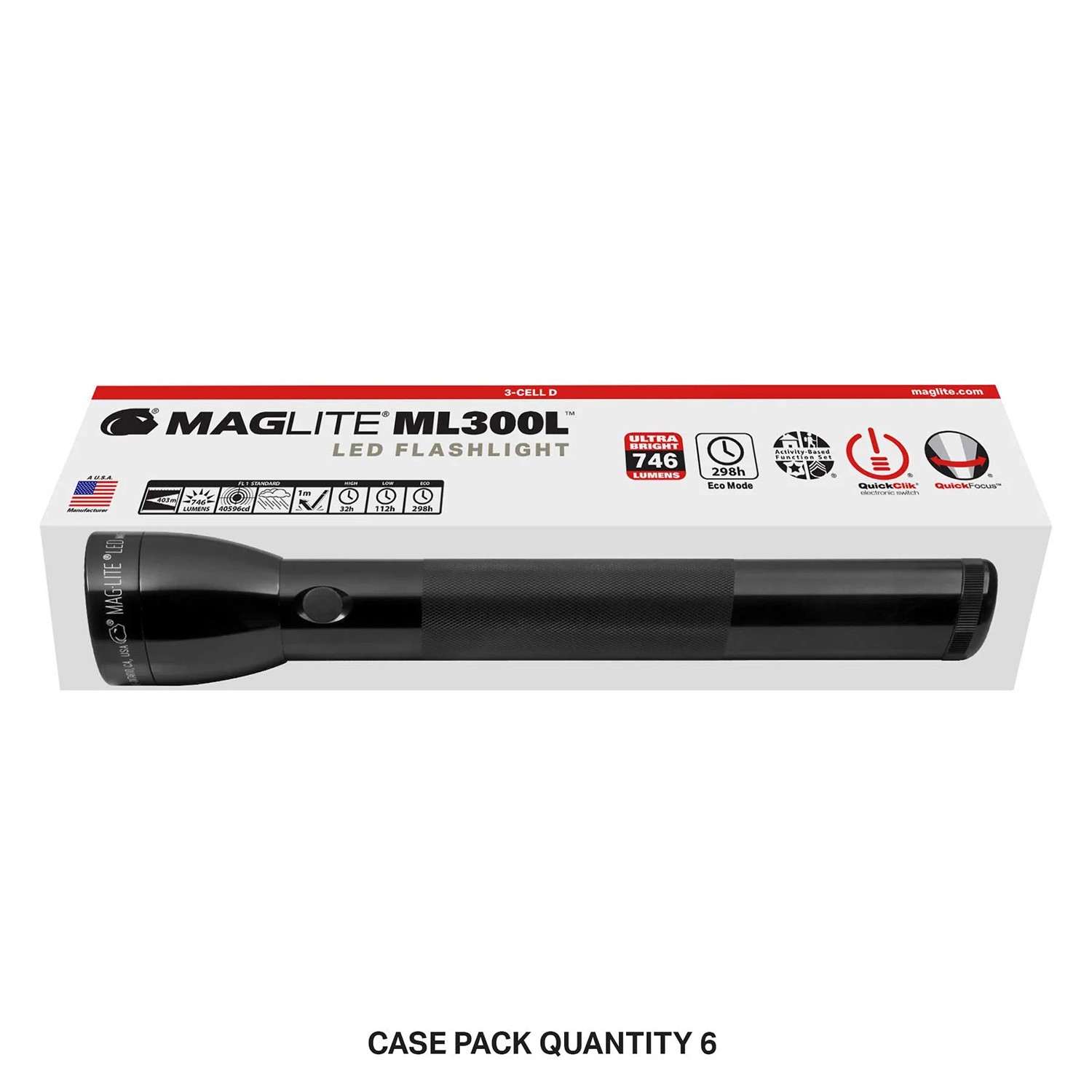 Maglite® LED 3-Cell D Flashlight 1