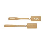 Briggs & Riley® Expandable Tote - 7_Key Fob_Monogram_Beige_Silver Foil Briggs & Riley® Expandable Tote - 7_Key Fob_Monogram_Beige_Silver Foil