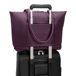 Briggs & Riley® Expandable Tote - 5_PT225X_Plum_Travel_In Use Briggs & Riley® Expandable Tote - 5_PT225X_Plum_Travel_In Use