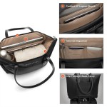 Briggs & Riley® Expandable Tote - 12_PT225X_Black_Interior_Infographic Briggs & Riley® Expandable Tote - 12_PT225X_Black_Interior_Infographic