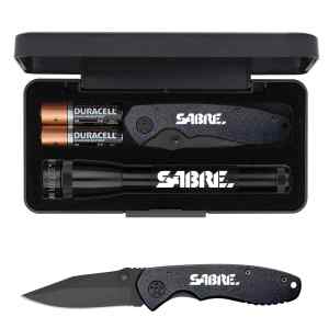 "AA" LED Mini Maglite® With Warhawk Pocket Knife 1 "AA" LED Mini Maglite® With Warhawk Pocket Knife 1