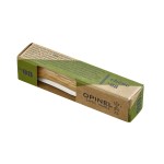 Opinel® No. 08 Stainless Steel Folding Knife Oak Wood - 002021- Pakcaging Angled Opinel® No. 08 Stainless Steel Folding Knife Oak Wood - 002021- Pakcaging Angled