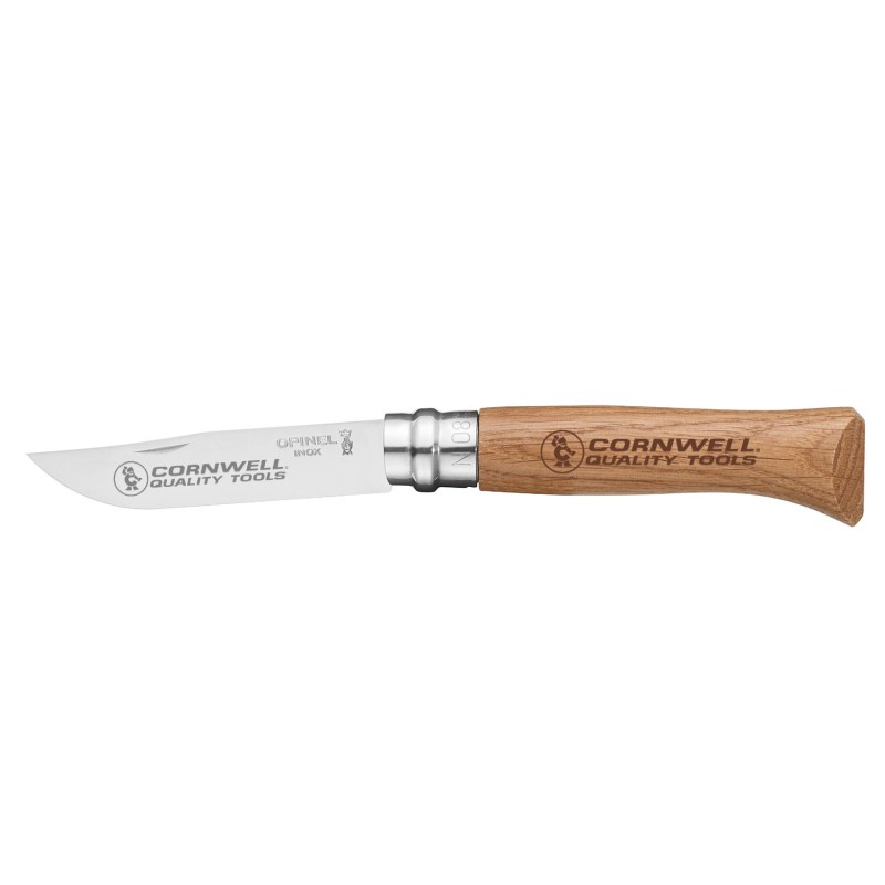 Opinel® No. 08 Stainless Steel Folding Knife Oak Wood 1 Opinel® No. 08 Stainless Steel Folding Knife Oak Wood 1