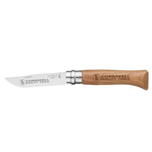 Opinel® No. 08 Stainless Steel Folding Knife Oak Wood 1 Opinel® No. 08 Stainless Steel Folding Knife Oak Wood 1
