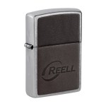Zippo® Windproof Lighter Leather (Brown) - Angled Zippo® Windproof Lighter Leather (Brown) - Angled